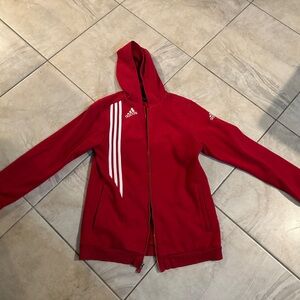 Adidas youth hoodie zip up jacket